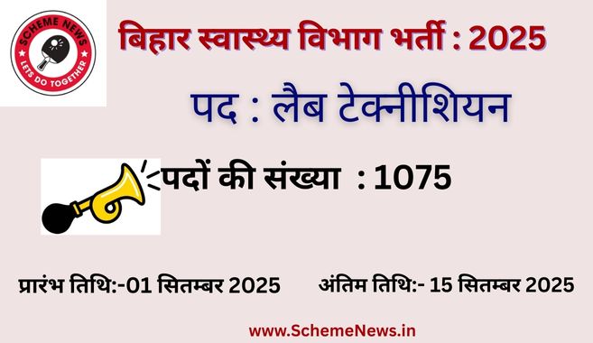 Bihar Health Department Recuitment