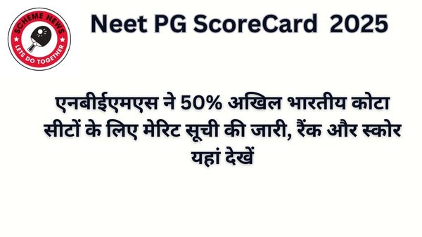 Neet PG Scorecard