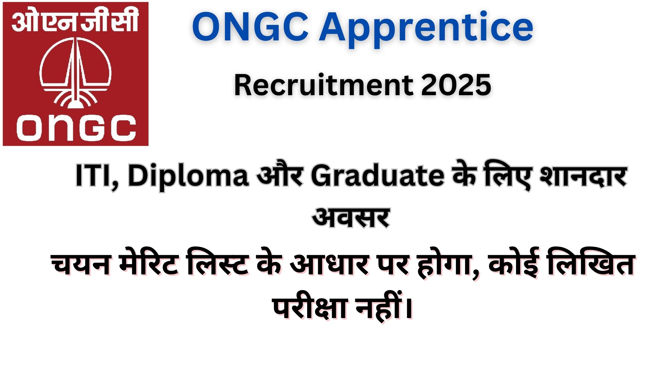 ONGC Apprentice Recruitment 2025