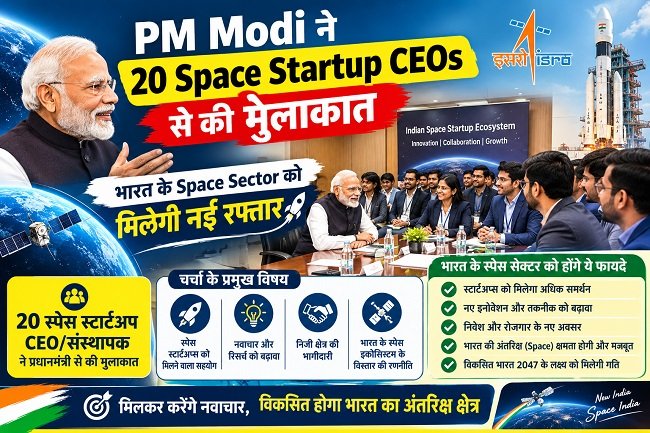 PM Modi Space Startup Meeting 2026