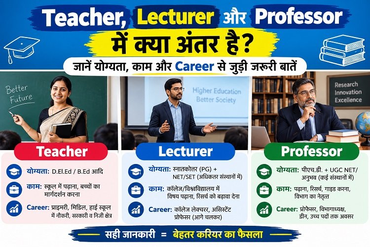 Teacher, Lecturer, Assistant Professor